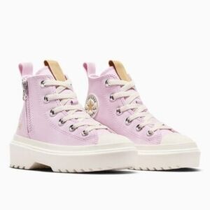 Converse Chuck Taylor All Star Lugged Lift Platform Flowers EUC